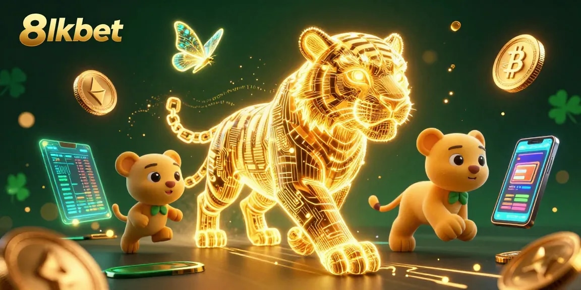 Experience thrilling gaming adventures at 8xbet in a vibrant 3D casino landscape.