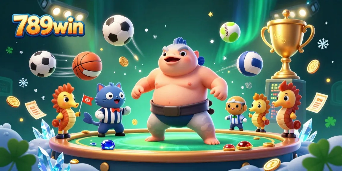 Engage in thrilling gameplay with 789win at our underwater casino, featuring dynamic sports elements and fun characters.