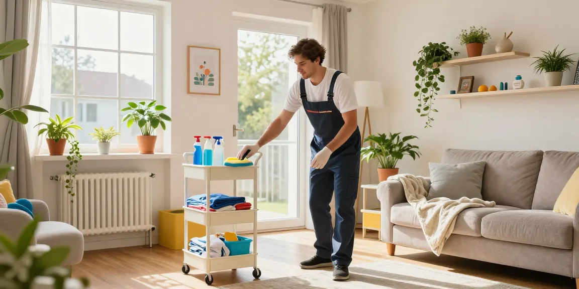Expert wohnungsreinigung solothurn service in a bright home setting.