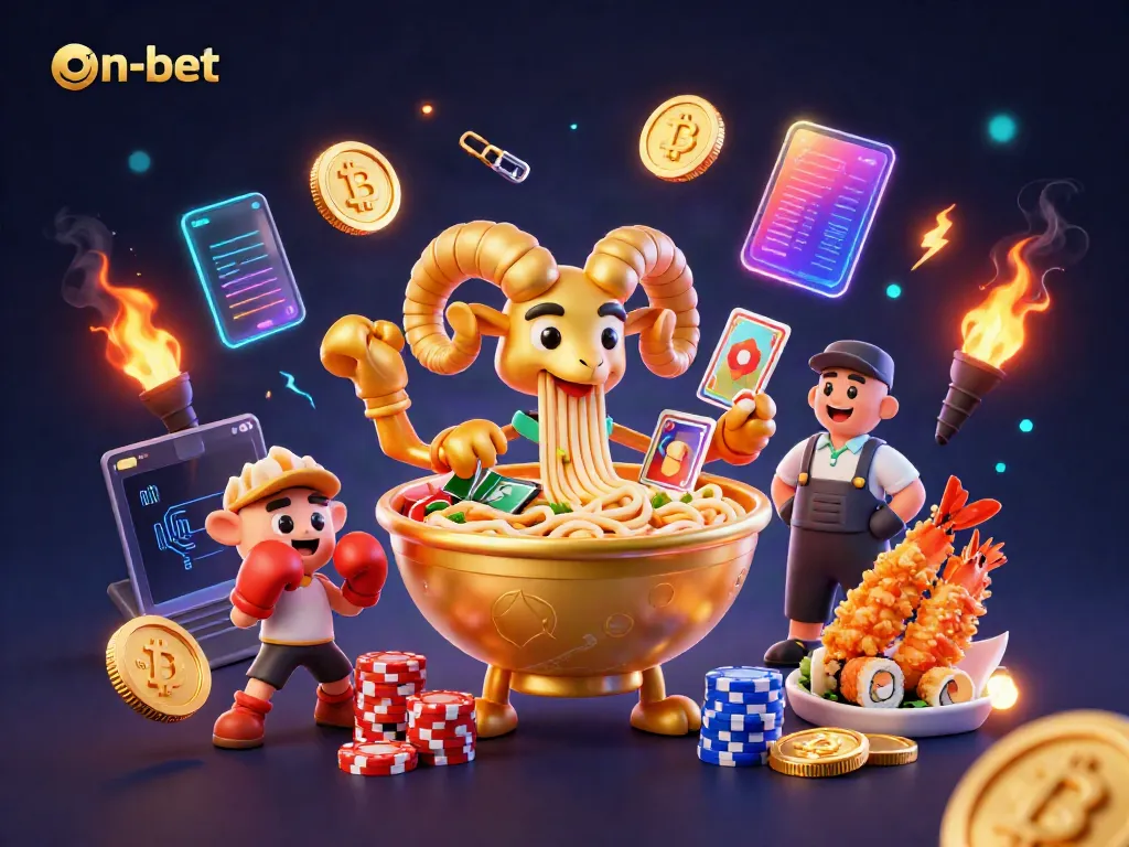 Engage with the dynamic and exciting universe of on-bet featuring vibrant characters and thrilling casino elements.