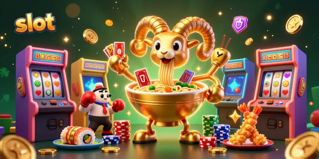 Experience thrilling slot action in a fantastical 3D world filled with vibrant characters and game elements.