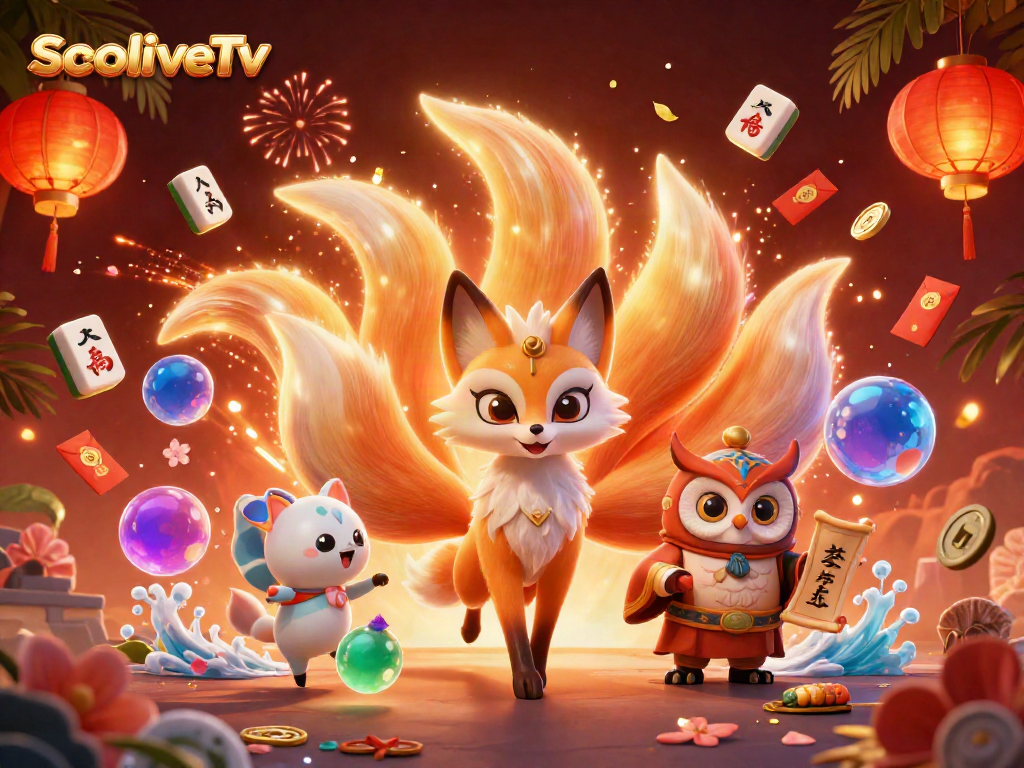 Experience the thrill of SocoliveTv with vibrant spirits, colorful game elements, and engaging betting imagery.