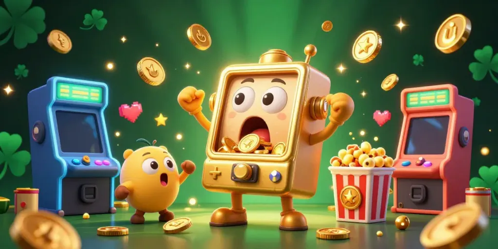 Engage in xổ số go88 excitement with golden slot machines celebrating big wins amidst vibrant game elements.