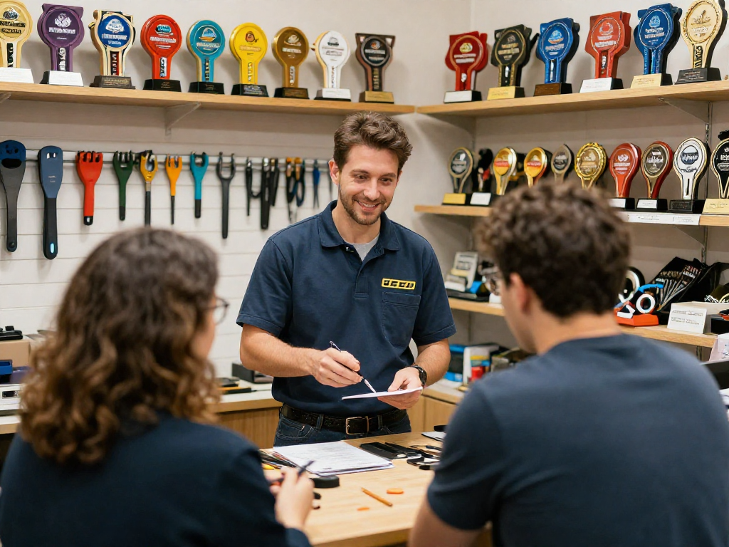 Pokale kaufen bei einem vertrauenswürdigen Anbieter, der personalisierte Trophäen anbietet