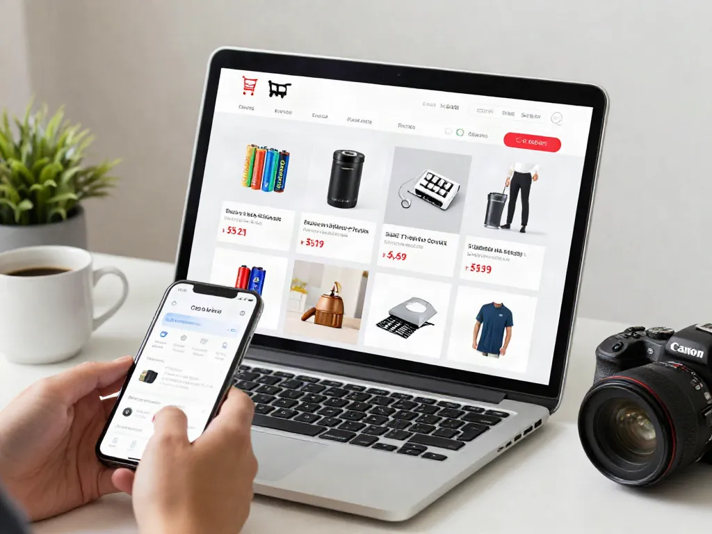 Online winkelen op sanumstore met diverse productcategorieën in een moderne interface.