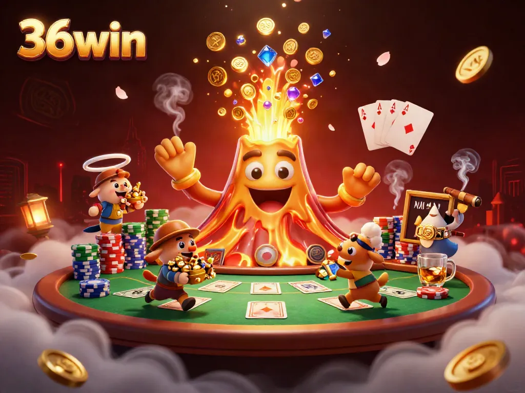 Experience thrilling gameplay at 36win with a whimsical eruption of treasure and excitement.