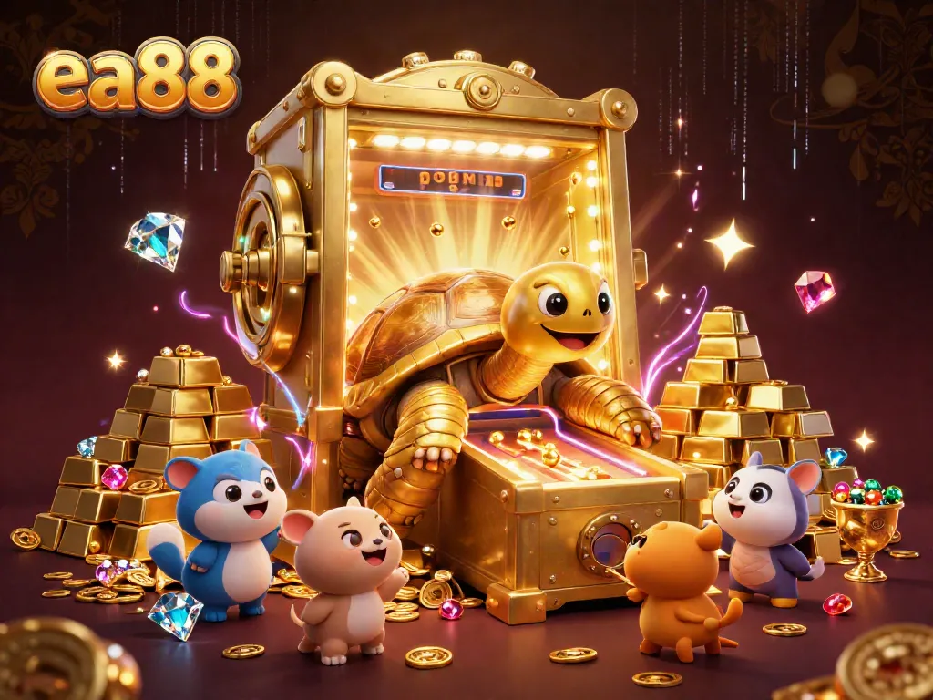ea88 trải nghiệm chơi game thú vị với rùa vàng khổng lồ tại sòng bạc đầy kho báu.