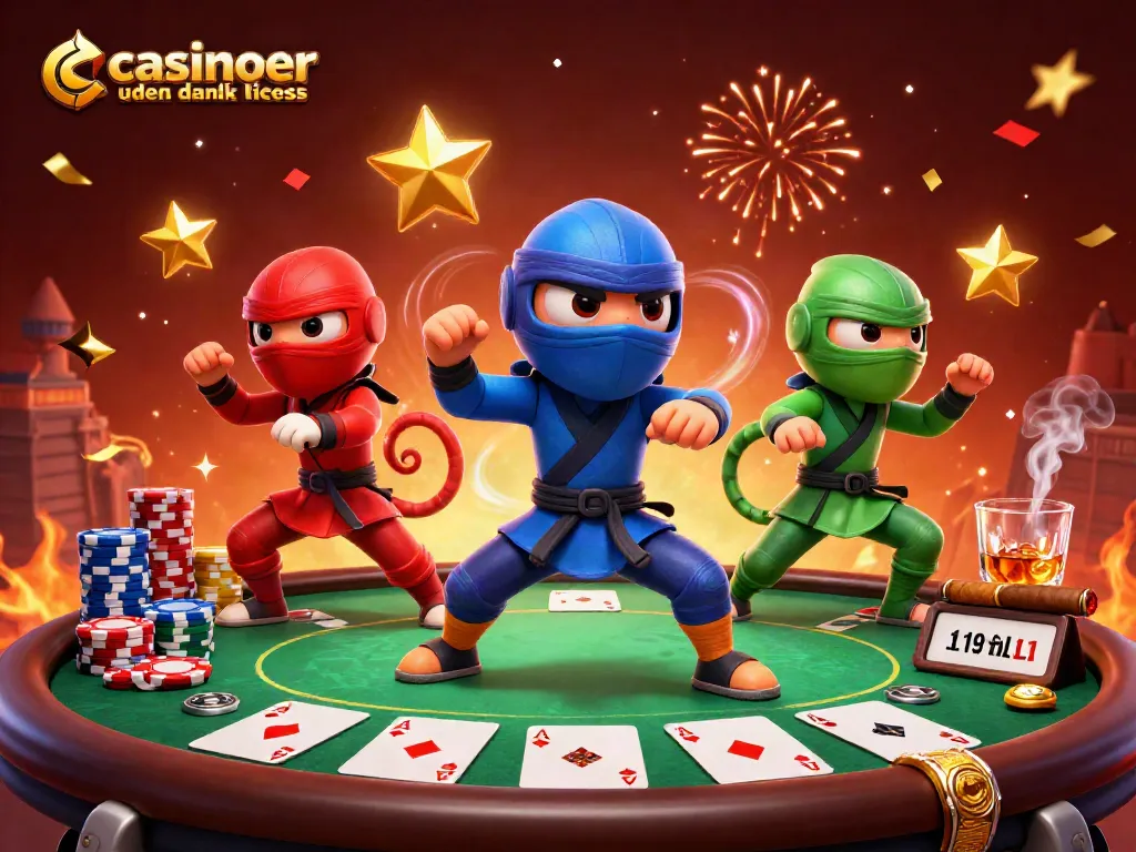 Experience thrilling action at casinoer uden dansk licens with ninja chameleons and poker excitement!