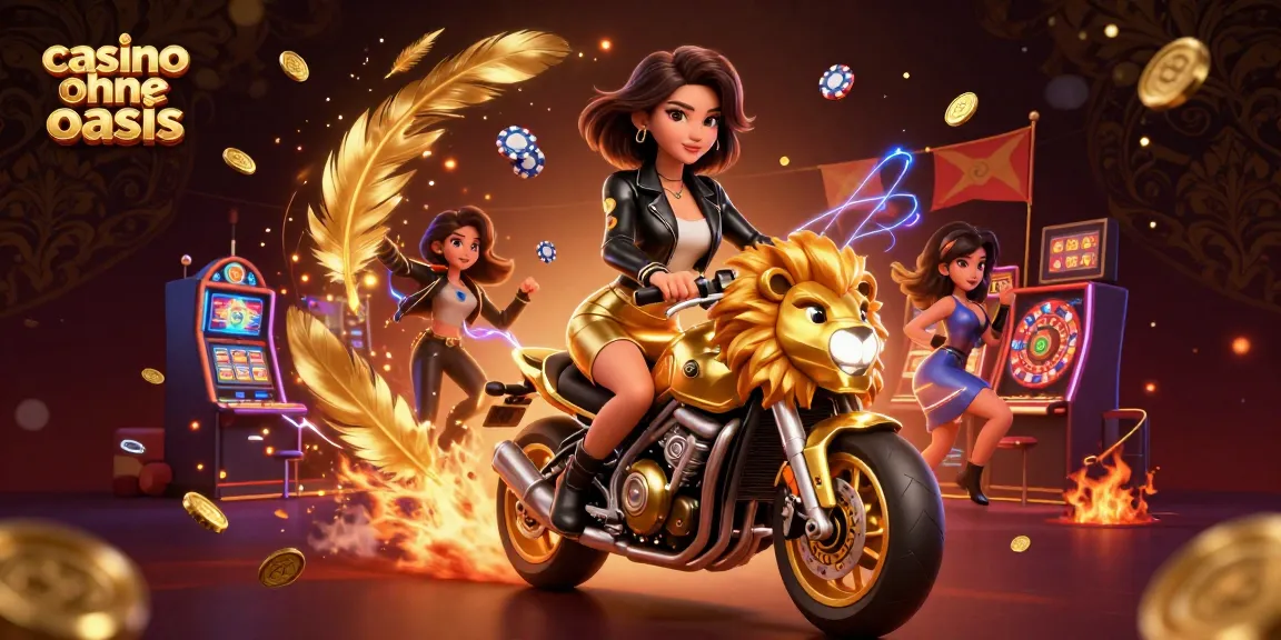 Experience thrilling action in a vibrant casino ohne oasis filled with excitement and gaming elements.