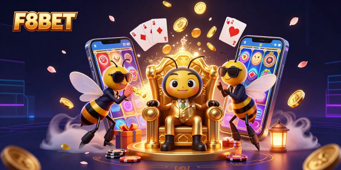 Join the excitement at F8BET with vibrant slots and engaging games in a dynamic casino scene.