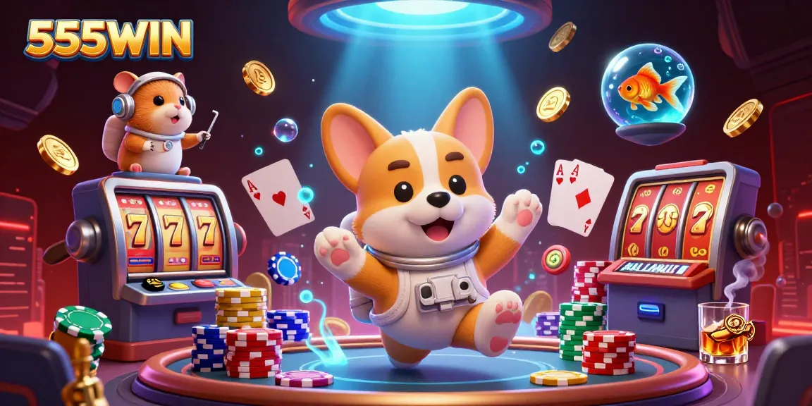 Experience exciting gameplay at 555WIN in a vibrant casino setting filled with dynamic elements.
