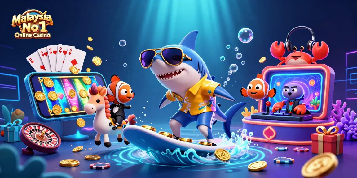 Experience the thrill at Malaysia No 1 Online Casino with vibrant 3D characters and dynamic gaming elements.