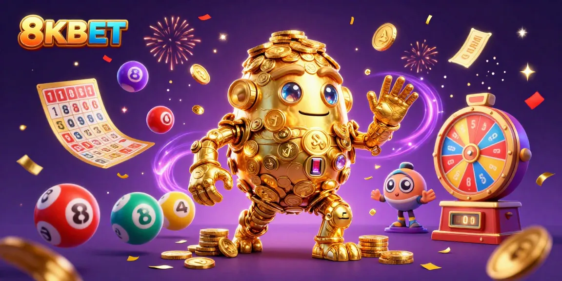Engage in thrilling gameplay at 8KBET with vibrant lottery balls and dynamic prizes.