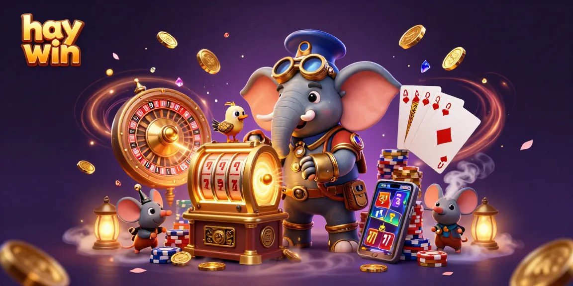 Win big with hay win slot games, experiencing dynamic gameplay with colorful casino elements.