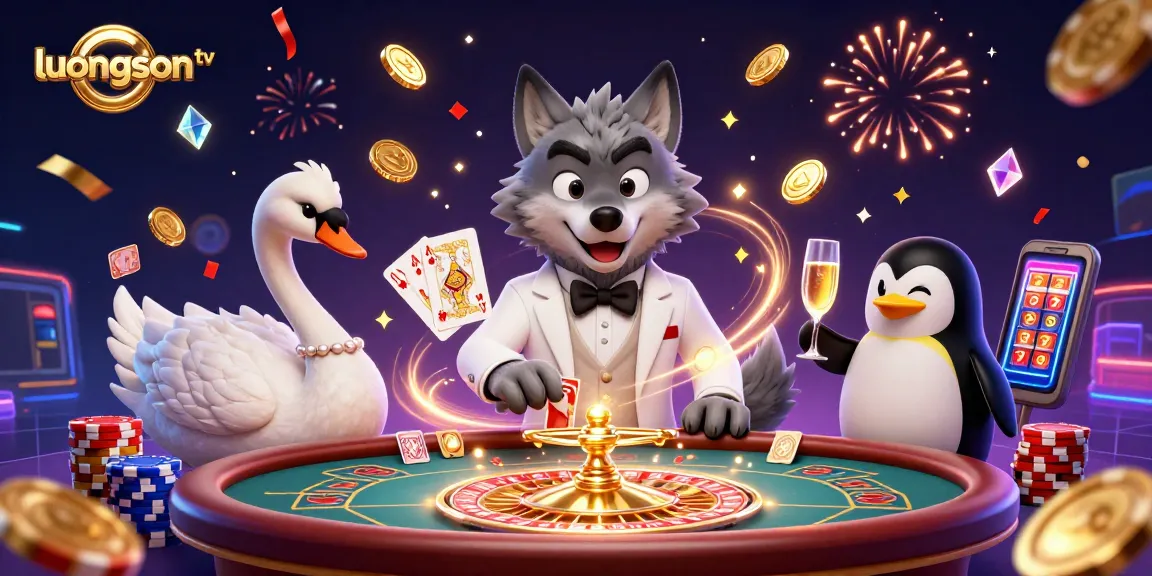 Spin the roulette wheel and win with luongson tv, combining sleek design and rich gambling elements.