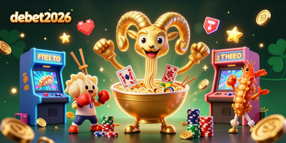 Engage with debet2026's vibrant casino scene featuring unique characters and dynamic game elements.