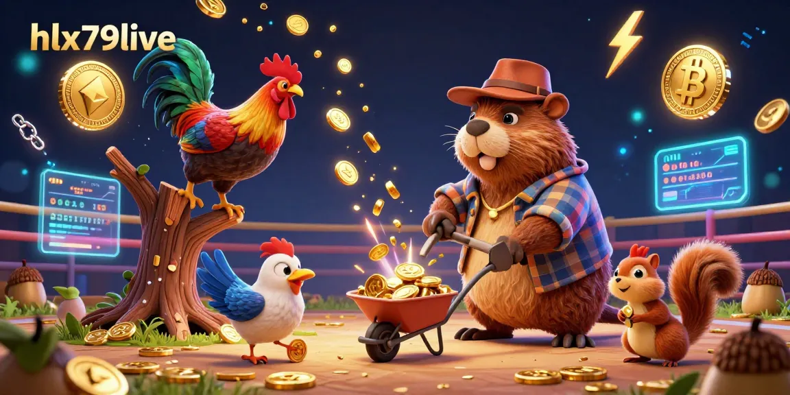 Experience the thrill of cockfighting at hlx79live while collecting coins and treasures in a vibrant arena.