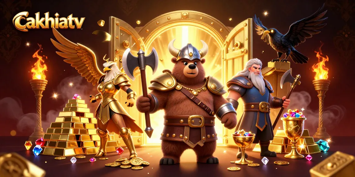 Experience thrilling bets with cakhiatv amid treasures and dynamic casino elements.