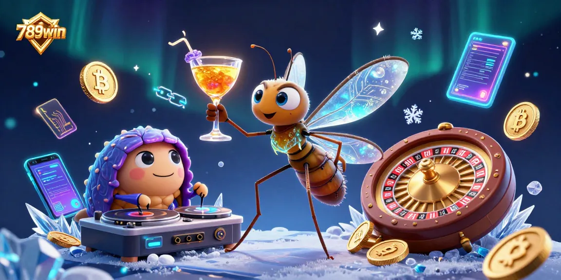 Experience thrilling action at 789win with vibrant casino-themed digital 3D art.