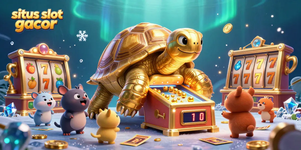 Experience exhilarating wins at situs slot gacor with our animated casino-themed illustration.