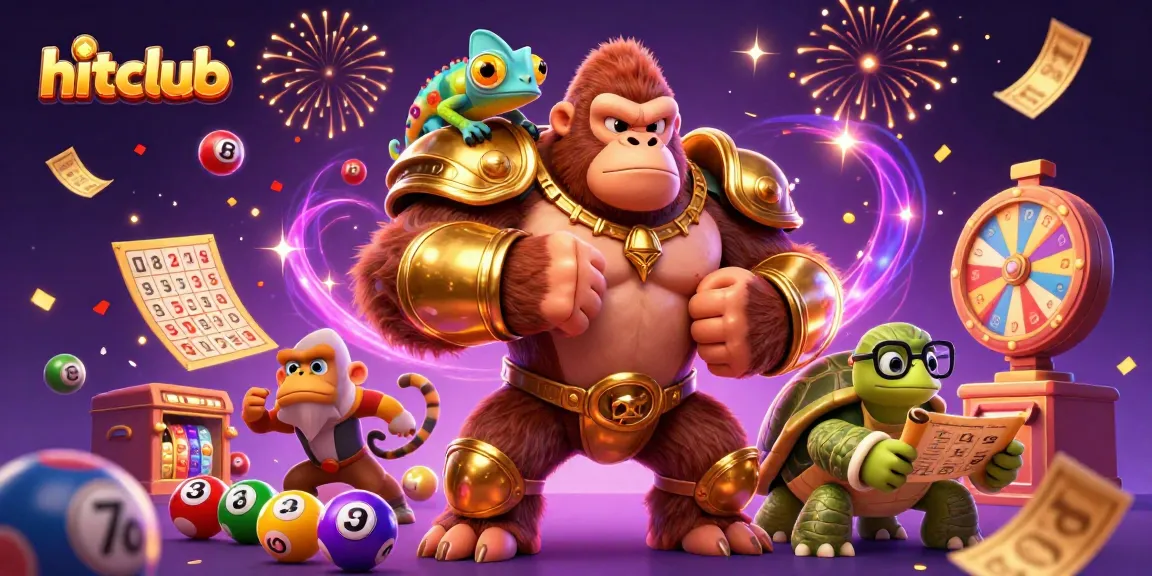 Engage in exciting lottery adventures with hitclub featuring vibrant characters and dynamic game elements.